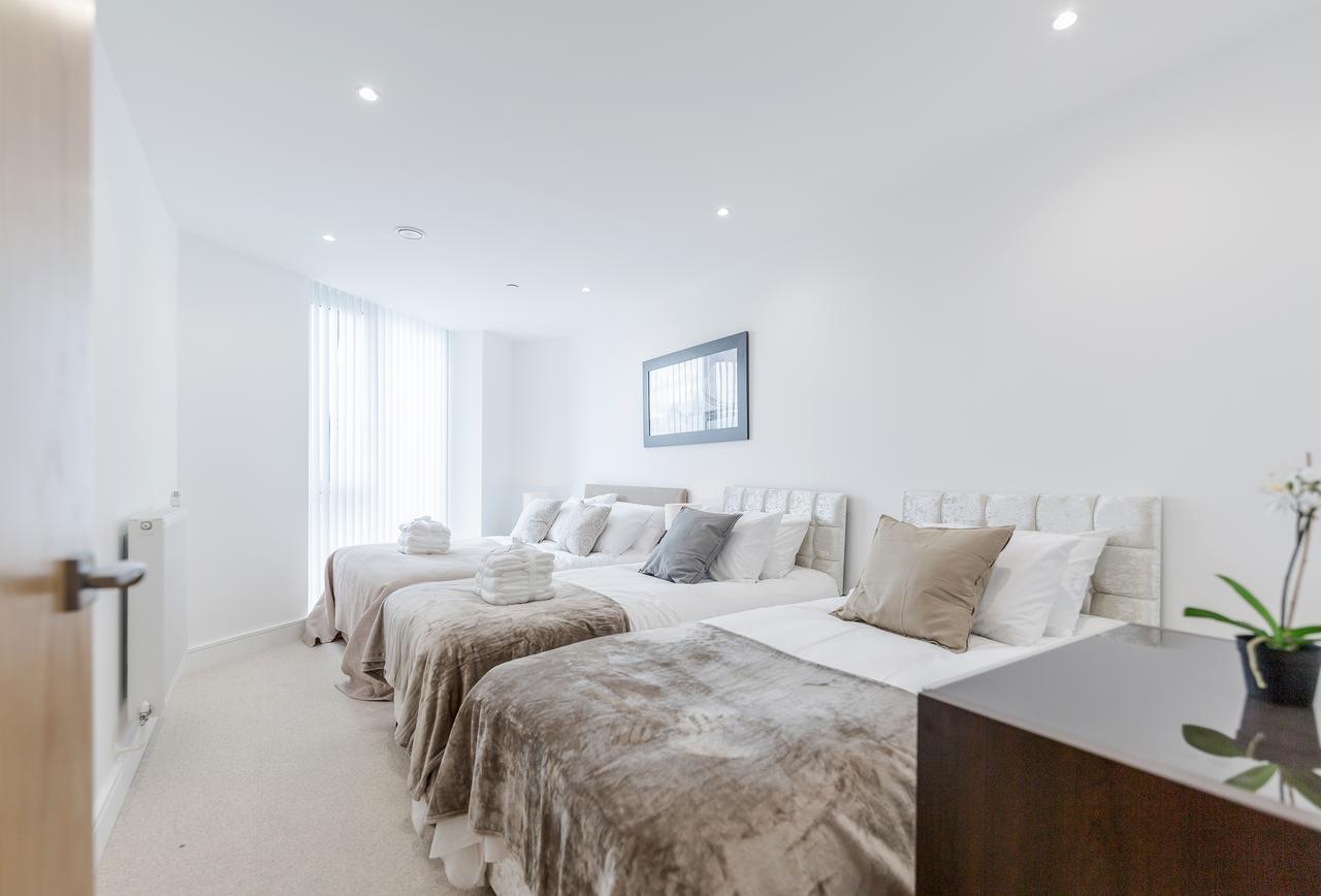Luxury Stratford Apartment Londres Exterior foto